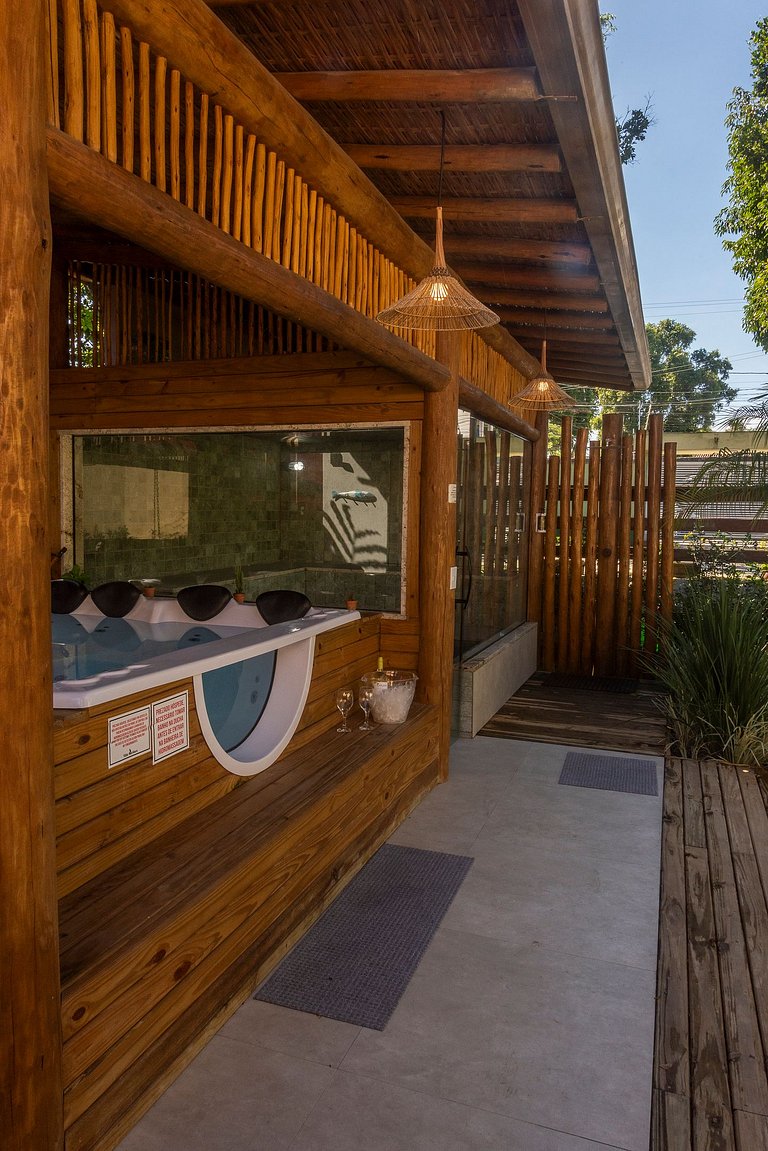 Casa Bemtevi Alto Padrão 3 suítes em Condo c/ SPA